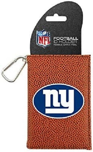 NFL New York Giants Football Pebble Grain Feel ID Holder by Gamewear