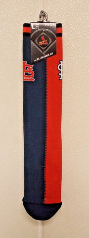 MLB St. Louis Cardinals Socks 2 Color with a Zipper in the Center Men's L 6-12 by pkwy