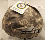 Navy Never Accept Defeat Freedom Fighter Black Hat Hook and Loop Closure by CSI