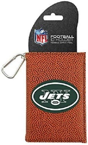 NFL New York Jets Football Pebble Grain Feel ID Holder Gamewear