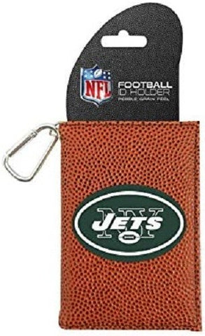 NFL New York Jets Football Pebble Grain Feel ID Holder Gamewear