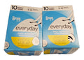 2 L'eggs Foot Covers 10 Pairs Everyday Shoe Size 6-10 Black Sheer Toe 13557