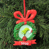 Department 56 Dr. Seuss Grinch 2020 Dated Hanging Ornament 4 Inch tall