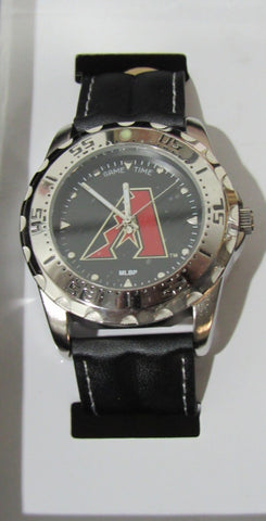 MLB Arizona Diamondbacks Baseball Men's Watch Diver Style New Battery Game Time