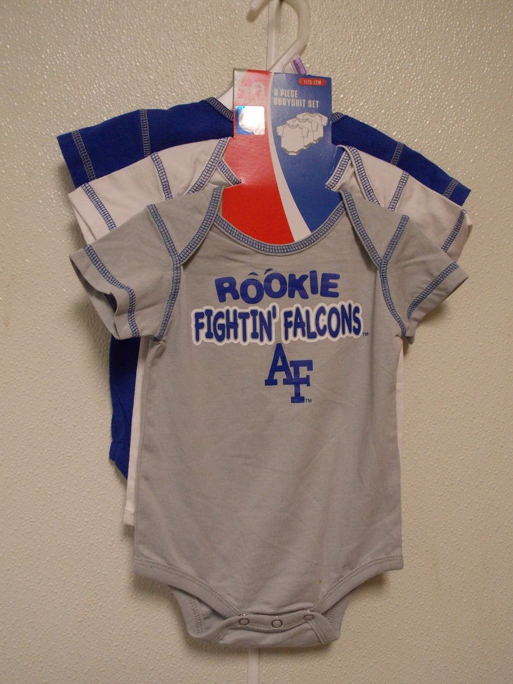 NCAA Air Force Falcons Touchdown set of 3 Bodysuit Size 0-3 M by OUTERStuff