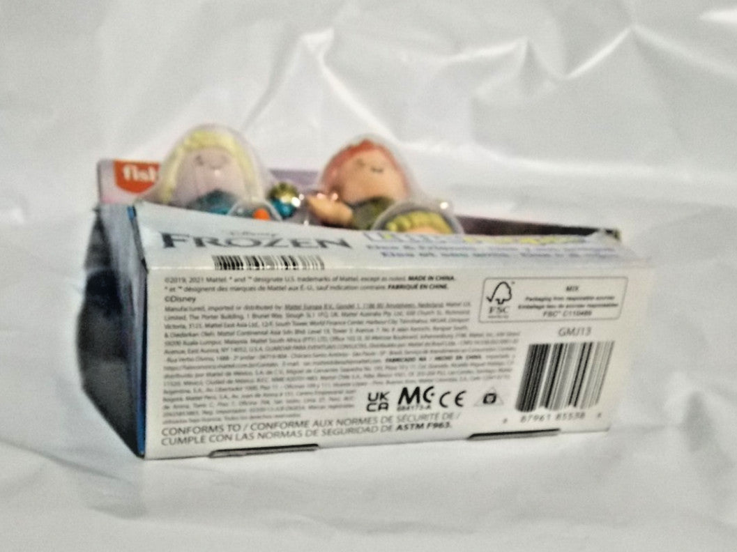 Fisher Price Little People Frozen Set of 4 Figures Anna Olaf Elsa Kristoff