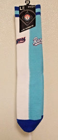 MLB Texas Rangers Socks 2 Color with a Zipper in the Center Men's L 6-12 by pkwy