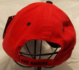 NCAA Texas Tech Red Raiders Red Hat Hook and Loop Closure by Signature