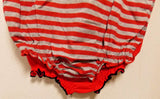 MLB Cincinnati Reds 2 pack Red and Red Gray Striped Bodysuit Set 24M by Majestic