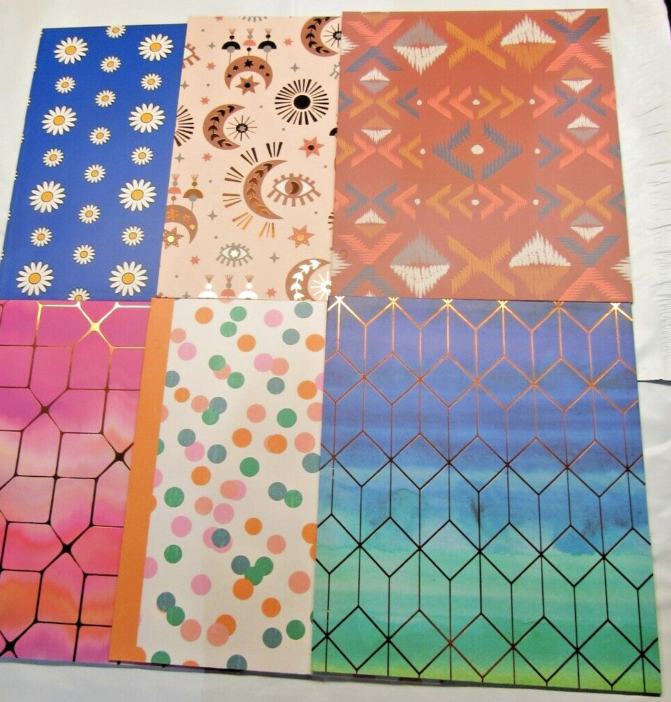 Lot of 200 RAMDOM Designs No Words 2-Pocket Paper Folder 8.5″X11″ by TopFlight
