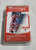 Reversible HEX Leg Sleeve/Single Design Camo/White Size Youth by McDavid