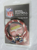 NFL Los Angeles Chargers Spiral Football Necklace by Gamewear