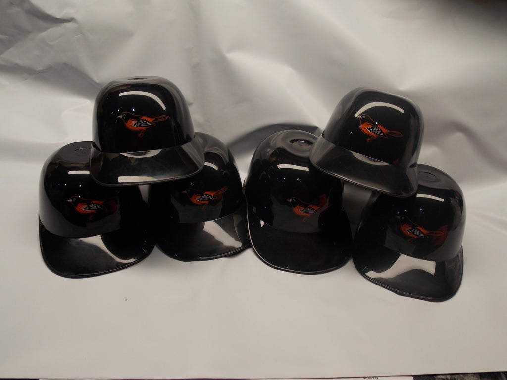 24 MLB Baltimore Orioles Throw Back Bird Logo Mini Batting Helmet Ice Cream Bowl