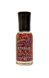 720 Beach Ball White Pink Blue Dots Xtreme Wear Nail Polish 0.40 fl oz
