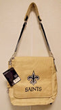 New Orleans Saints Messenger Diaper Bag Insulated Compartment with Changing pad