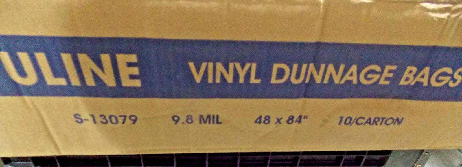 1 Case of 10(Ten) ULINE Industrial Dunnage Bags S-8013  48" x 48" 9.8 ML