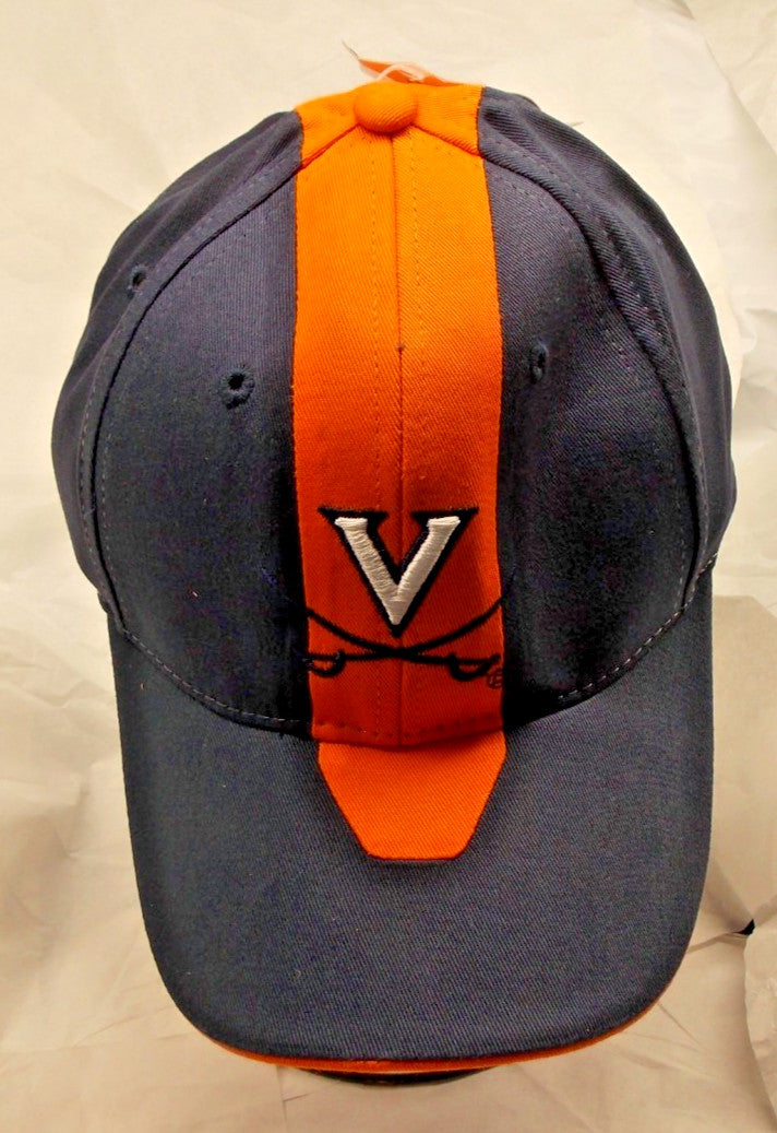NCAA Virginia Cavaliers Orange & Blue Hat with Hook n Loop Closure Capsmith, Inc