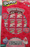 20 boxes Valentine's Day Shopkins Tattoo Treats 5 count Tattoos in each