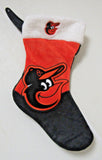 Embroidered MLB Baltimore Orioles on 18″ Orange/Black Basic Christmas Stocking