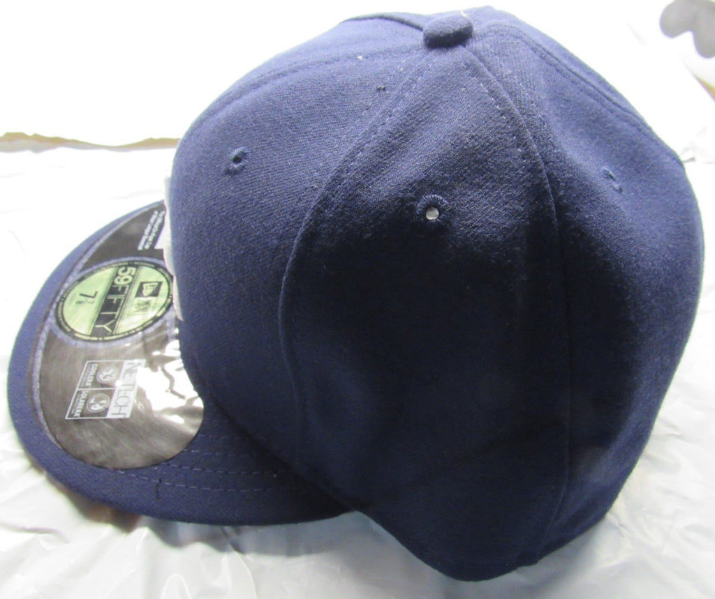 NWT MLB Tampa Bay Rays 59FIFTY On Field Fitted Navy Hat Size 7