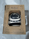 NCAA Penn State Ceramic Ornament 3.5" Diameter Blue Strips by Glory Haus