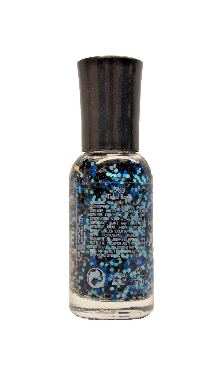 760 Tidal Rave White and Blue Dots Xtreme Wear Nail Polish 0.40 fl oz