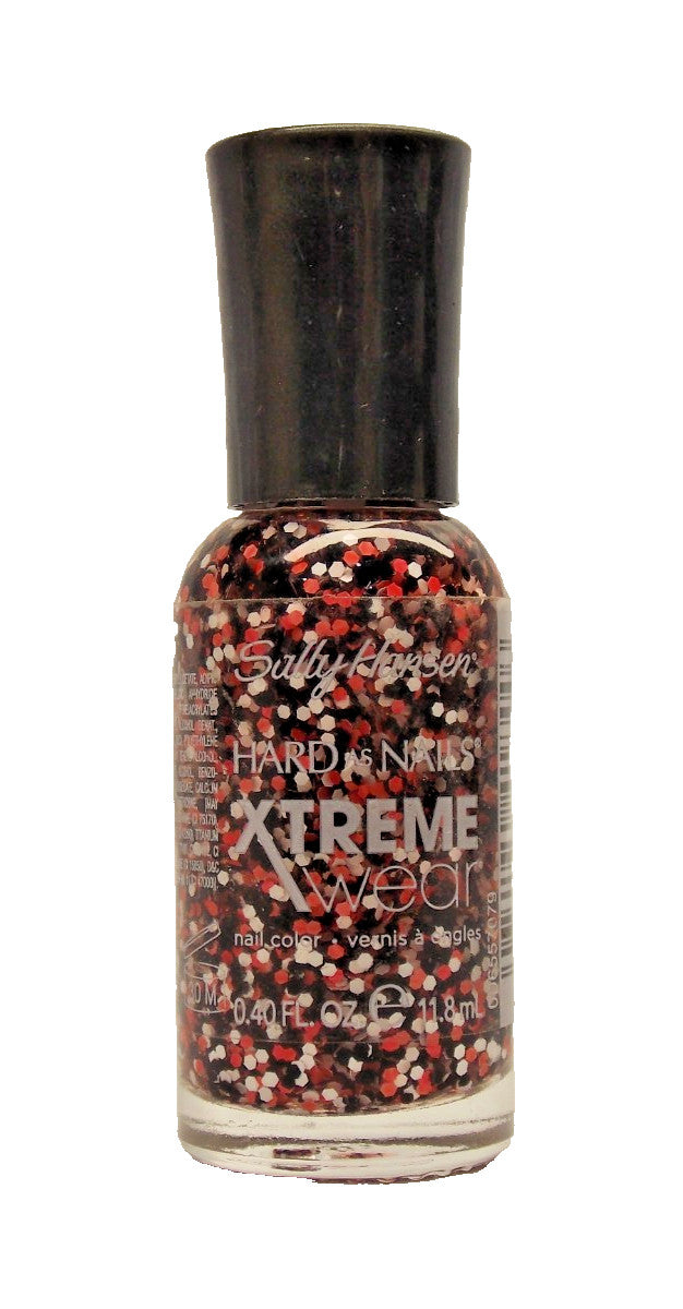 780 Fiesta Red White Pink Black Dots Xtreme Wear Nail Polish 0.40 fl oz
