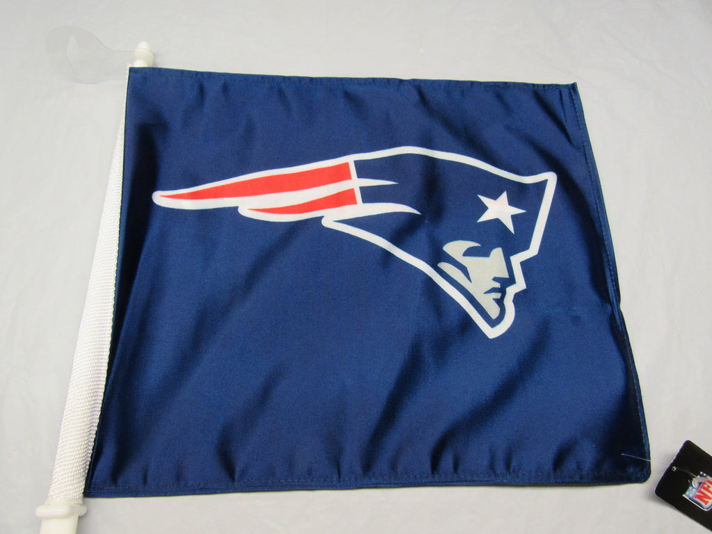 NFL Atlanta Falcons Logo over Name on Black Window Car Flag by Fremont Die