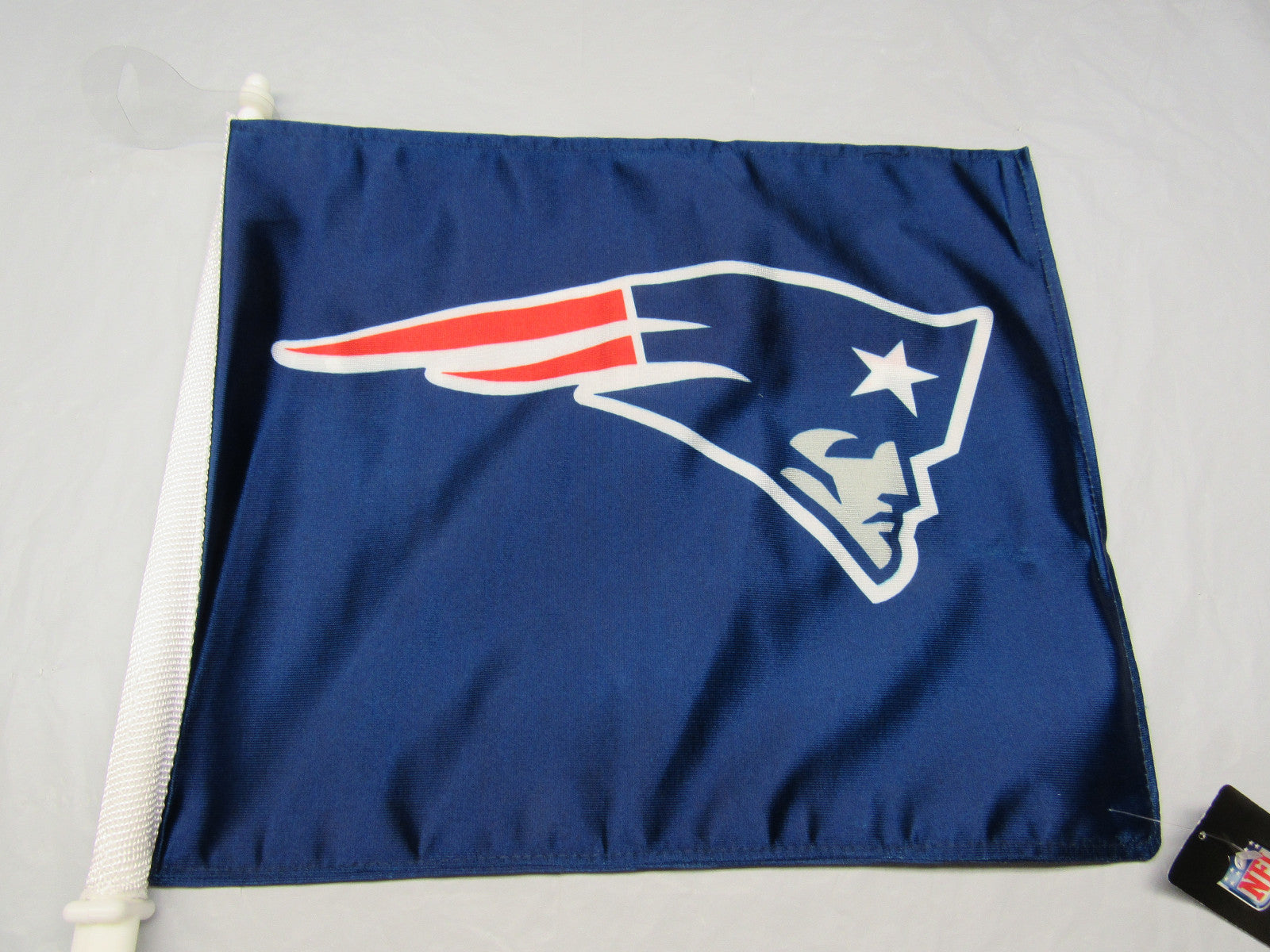 NFL Atlanta Falcons Logo over Name on Black Window Car Flag by Fremont Die