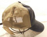 Michigan Wolverines Round Logo on Mesh Trucker Hat Snap Back Collegiate Headwear