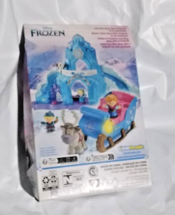 Fisher Price Little People Frozen Set of 4 Figures Anna Olaf Elsa Kristoff