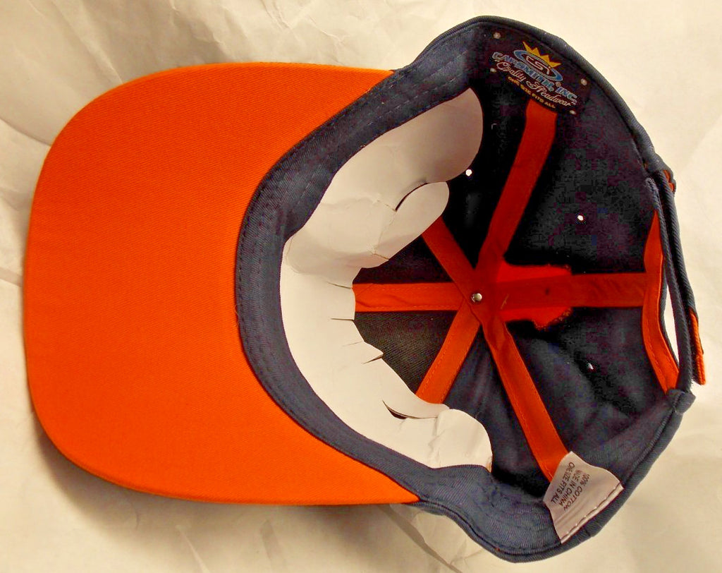 NCAA Virginia Cavaliers Orange & Blue Hat with Hook n Loop Closure Capsmith, Inc