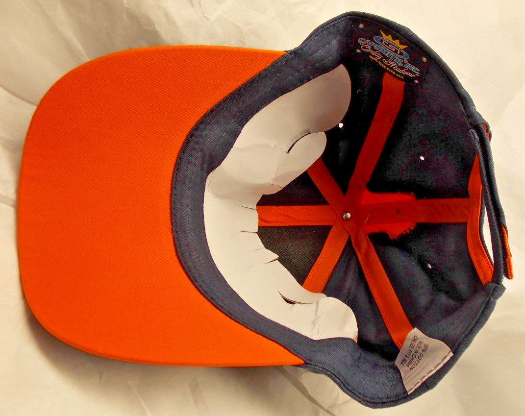 NCAA Virginia Cavaliers Orange & Blue Hat with Hook n Loop Closure Capsmith, Inc