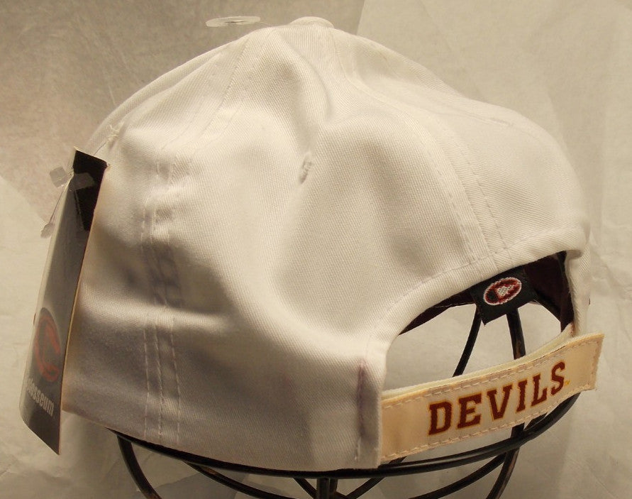 NCAA Arizona State Sun Devils White Hat Hook and Loop Closure by Colosseum