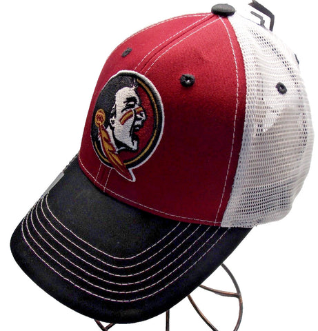 NCAA Florida State Seminoles Eliminator Mesh Trucker Hat by Collegiate Headwear