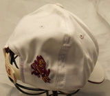 NCAA Arizona State Sun Devils White Hat Hook and Loop Closure by Colosseum