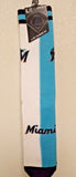 MLB Florida Marlins Socks 2 Color with a Zipper in the Center Men's L 6-12 by pkwy