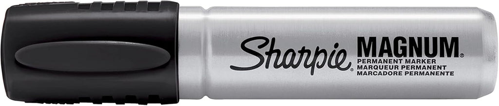 Single Pack of a Black Sharpie Permanent Markers w/ Oversized 1/2" Chisel Tip