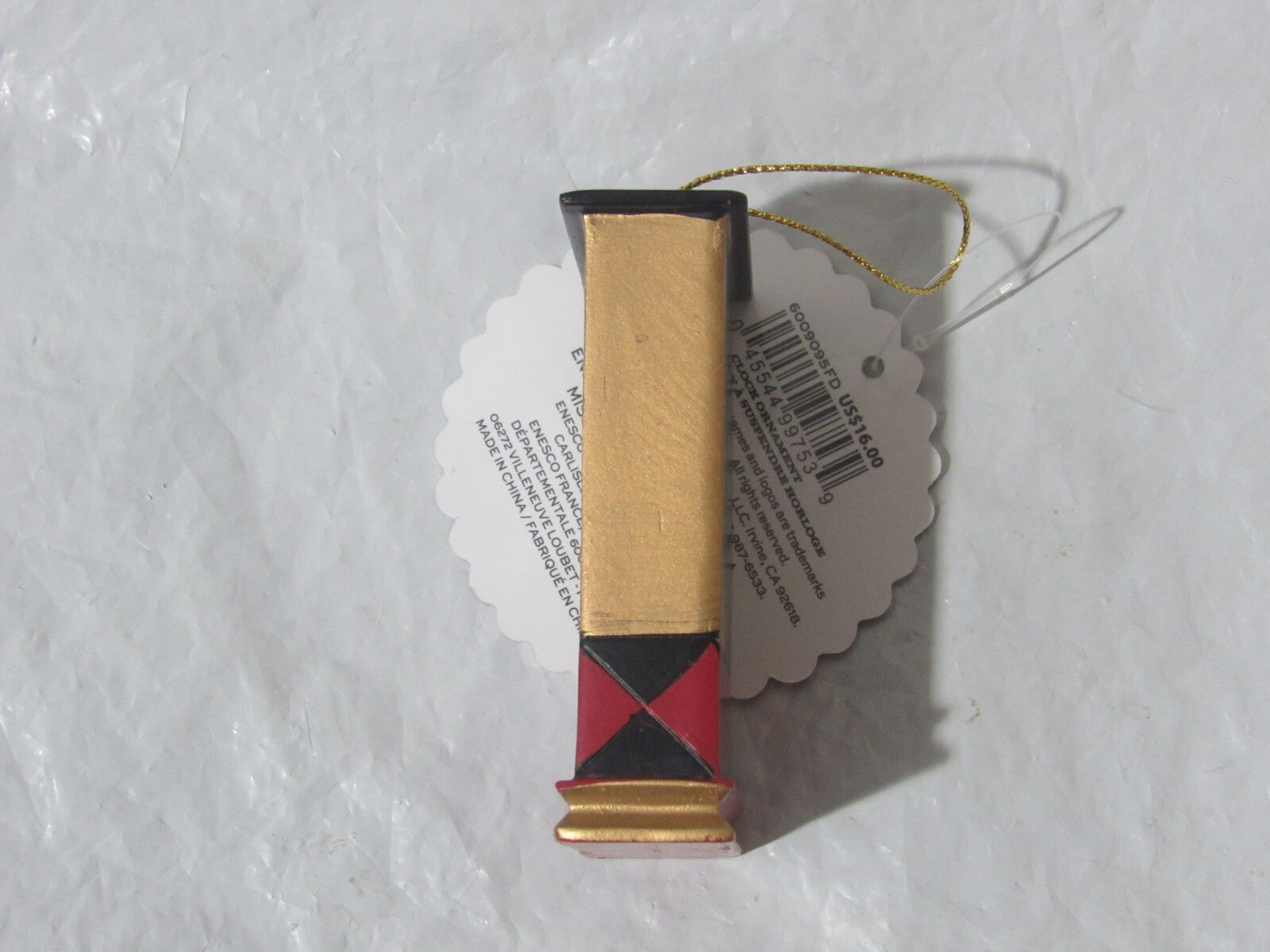 F-A-O Schwarz Clock Ornament with Face by Department 56