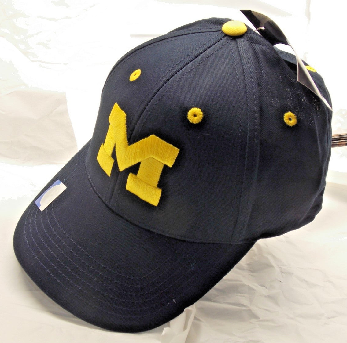 NCAA Michigan Wolverines Trucker Hat Hook and Loop Closure Collegiate Headwear
