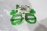 St. Patrick's Day Light Up Glasses Shamrock with 3 Modes
