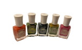Sugar Shimmer Colors No. 's 01 02 04 05 06 Textured Nail Color Sally Hansen