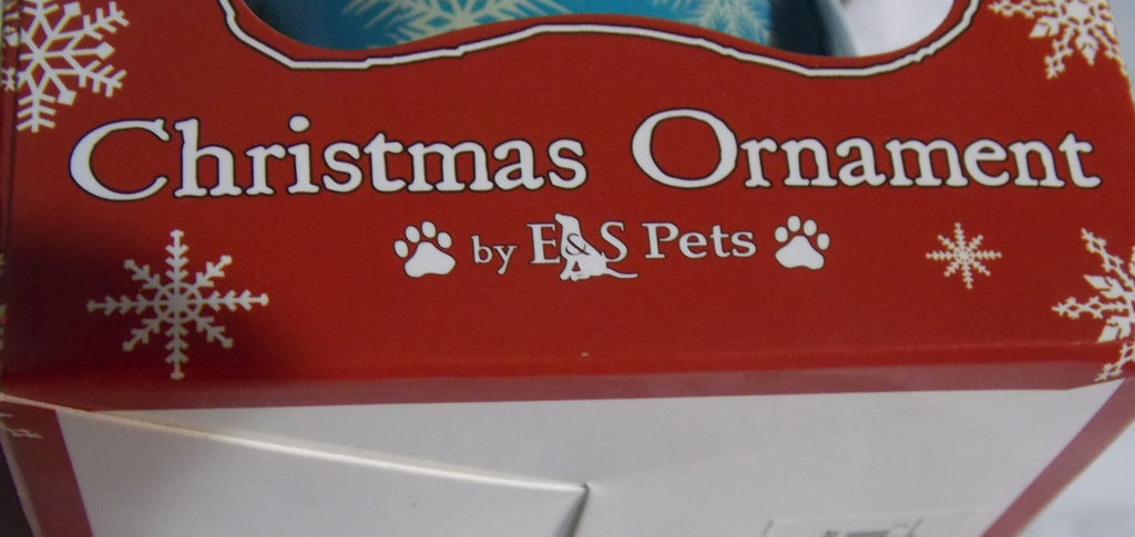 Border Collie Christmas Ornament Shatter Proof Ball 2.75" Diameter