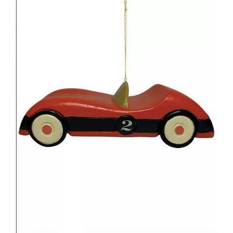 FAO Schwarz Roadster Race Car Ornament made by Enesco, LLC/Dept56