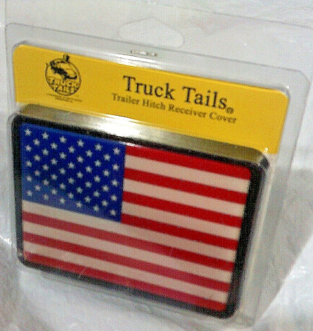 American Flag Trailer Hitch Cap Cover by Truck Tails