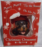 Rottweiler Christmas Ornament Shatter Proof Ball 2.75" Diameter