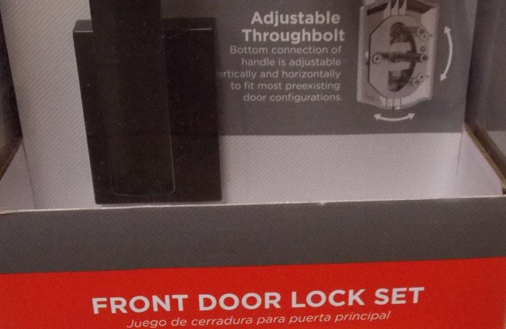 Kwikset San Clemente Single Cylinder Door Handleset Matte Black Model #98180-051