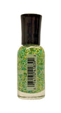 730 Samba White Green Blue Dots Xtreme Wear Nail Polish 0.40 fl oz