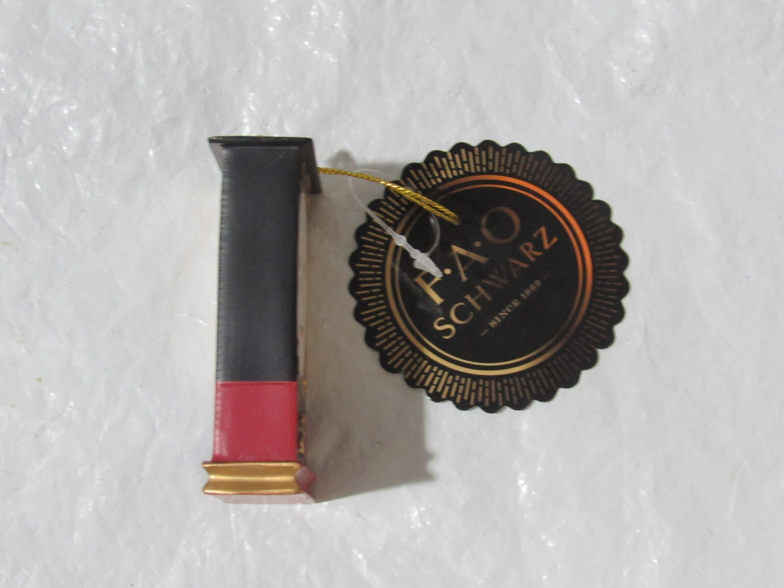 F-A-O Schwarz Clock Ornament with Face by Department 56