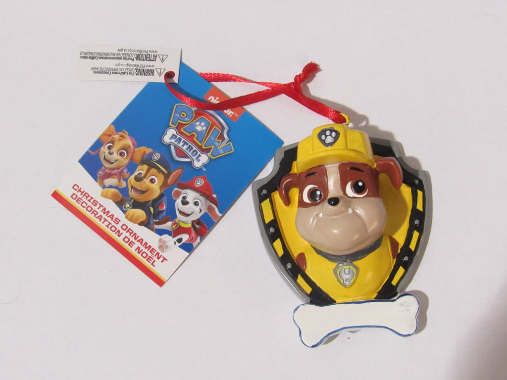 Paw Patrol Marshall Chase Rubble Personalized Christmas Ornament Kurt S. Adler